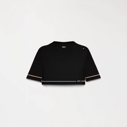 MELROSE CROP TOP BLACK MONASTERY