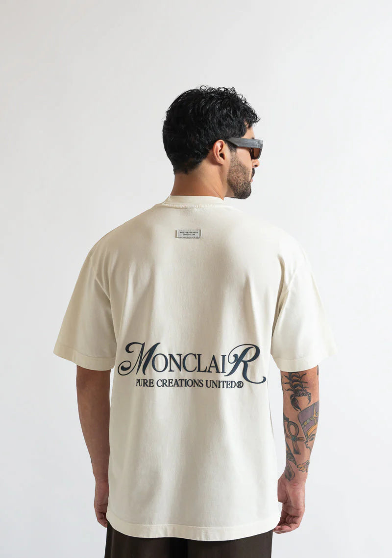MONCLAIR CREAM OVERSIZED PURE