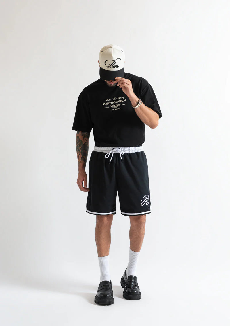 MONCLAIR BLACK SHORTS PURE