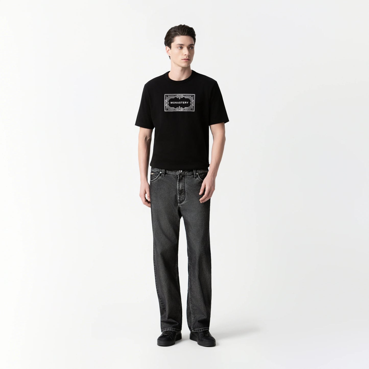 DOMINUS T-SHIRT MEN BLACK MONASTERY