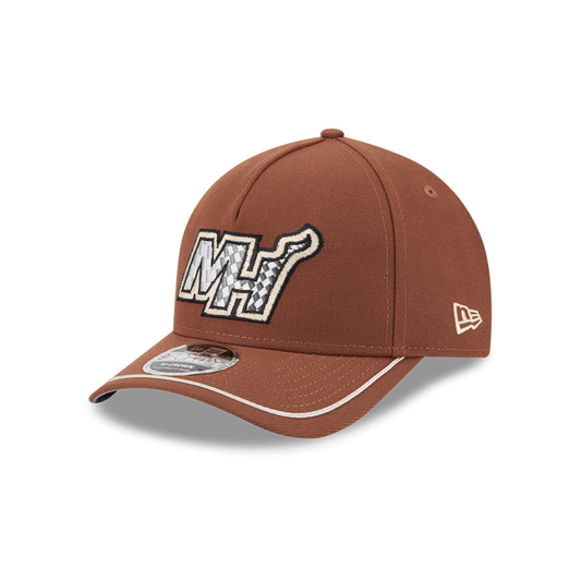 Gorra Miami Heat NBA Ne Motorsport 9FORTY Ajustable Café