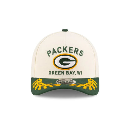 Gorra Green Bay Packers NFL Draft Collection 9FORTY Ajustable Blanca