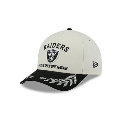 Gorra Las Vegas Raiders NFL Draft Collection 9FORTY Ajustable Blanca