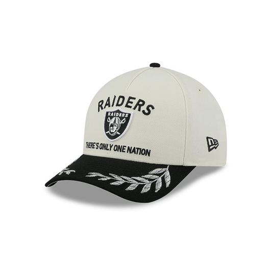 Gorra Las Vegas Raiders NFL Draft Collection 9FORTY Ajustable Blanca
