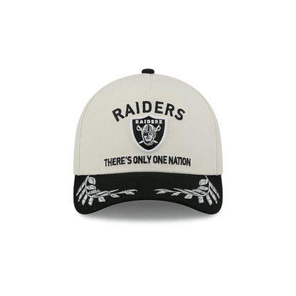 Gorra Las Vegas Raiders NFL Draft Collection 9FORTY Ajustable Blanca