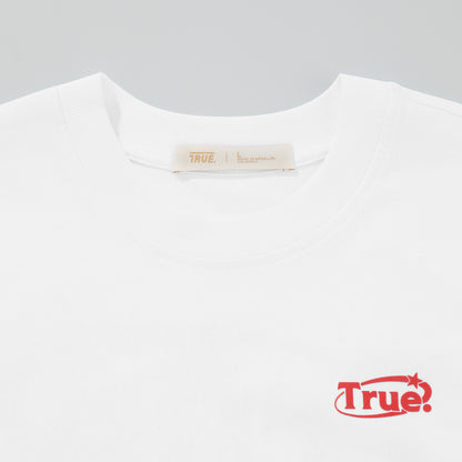 Everyday Logo White Tshirt TRUE