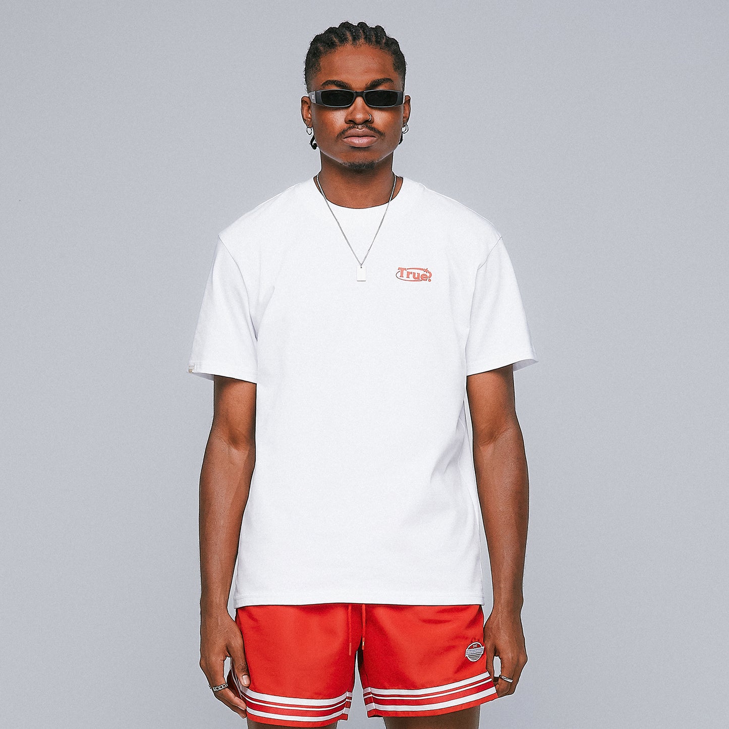 Everyday Logo White Tshirt TRUE