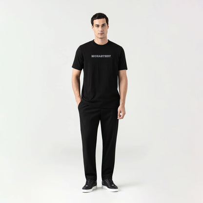 TROYA T-SHIRT BLACK MONASTERY