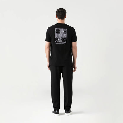 TROYA T-SHIRT BLACK MONASTERY