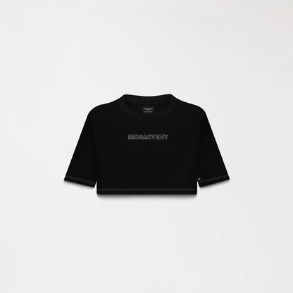 ROISIN CROP TOP BLACK MONASTERY