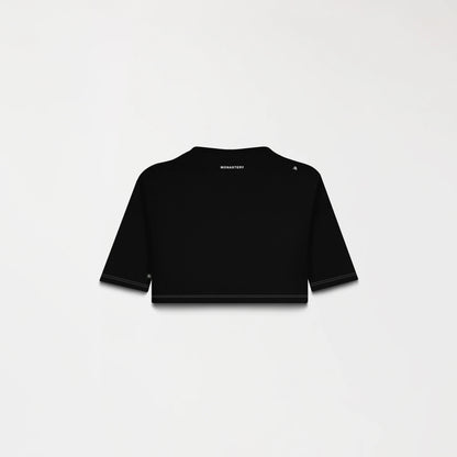 ROISIN CROP TOP BLACK MONASTERY