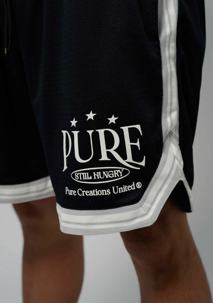 STILL HUNGRY BLACK SHORTS PURE