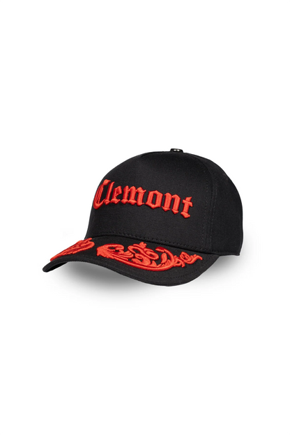AMICIZIA GORRA NEGRO/ROJO CLEMONT