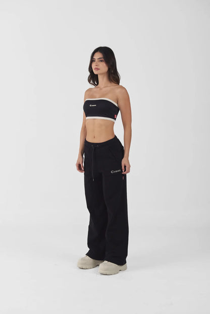 CROP TOP AMETISTA BLACK CLEMONT
