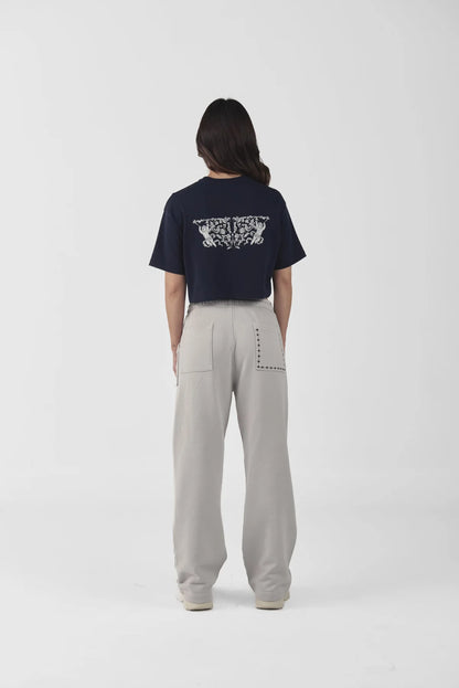 CROP TOP OVERSIZE ILLUMINAZIONE DARKBLUE CLEMONT